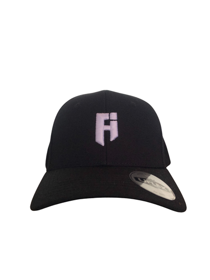 Forging Iron UFlex Snapback Cap - White on Black